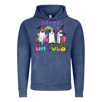 Vintage Denim Let's go ghouls Vintage Hoodie - NancyCooperArtShop
