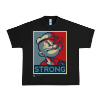 Black 1 popeye strong brand a transparent Urban Heavy Tee - tuanDangUi