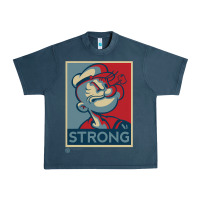 Midnight Navy 1 popeye strong brand a transparent Urban Heavy Tee - tuanDangUi