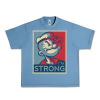 Pebble Blue 1 popeye strong brand a transparent Urban Heavy Tee - tuanDangUi