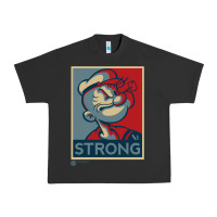 Pigment Black 1 popeye strong brand a transparent Urban Heavy Tee - tuanDangUi