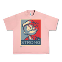 Salmon 1 popeye strong brand a transparent Urban Heavy Tee - tuanDangUi
