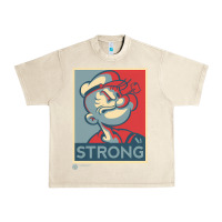 Sandshell 1 popeye strong brand a transparent Urban Heavy Tee - tuanDangUi