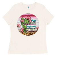 Bone my students are on point round earring Ladies Tee - BundleAndBundleShop