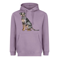 Lavender catahoula leopard dog Heavyweight Hoodie - LillyAllenDesigns