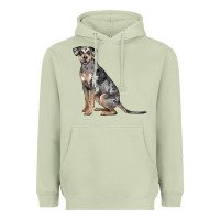 Matcha catahoula leopard dog Heavyweight Hoodie - LillyAllenDesigns