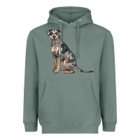 Sage catahoula leopard dog Heavyweight Hoodie - LillyAllenDesigns