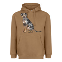 Toasted Coconut catahoula leopard dog Heavyweight Hoodie - LillyAllenDesigns