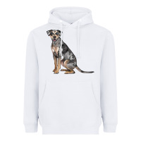 White catahoula leopard dog Heavyweight Hoodie - LillyAllenDesigns