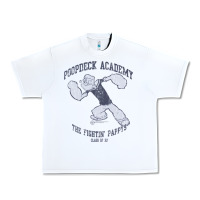 White popeye poopdeck academy brand a transparent Urban Heavy Tee - tuanDangUi