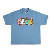 Pebble Blue Love Easter Urban Heavy Tee - NancyCooperArtShop