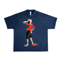 Navy olive oyl art Urban Heavy Tee - tuanDangUi
