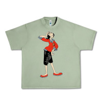 Oil Green olive oyl art Urban Heavy Tee - tuanDangUi
