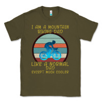 Army Green I Am A Mountain Biking Dad Classic Tee - Bettercallsaul