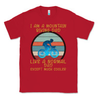 Red I Am A Mountain Biking Dad Classic Tee - Bettercallsaul