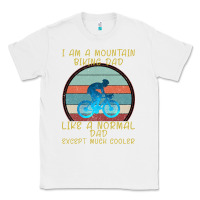 White I Am A Mountain Biking Dad Classic Tee - Bettercallsaul