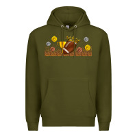 Army Green winner cup american football libbey glass Premium Hoodie - BundleAndBundleShop