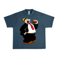 Midnight Navy wimpi character popeye Urban Heavy Tee - tuanDangUi