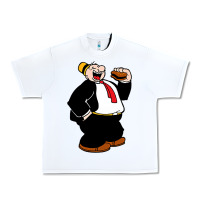 White wimpi character popeye Urban Heavy Tee - tuanDangUi