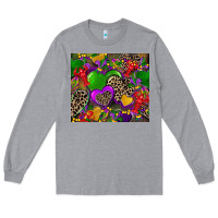 Mardi Gras Hearts Long Sleeve Tee | Teevron