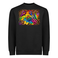 Black lgbtq background Heavyweight Sweatshirt - FaDigitalArtStudio