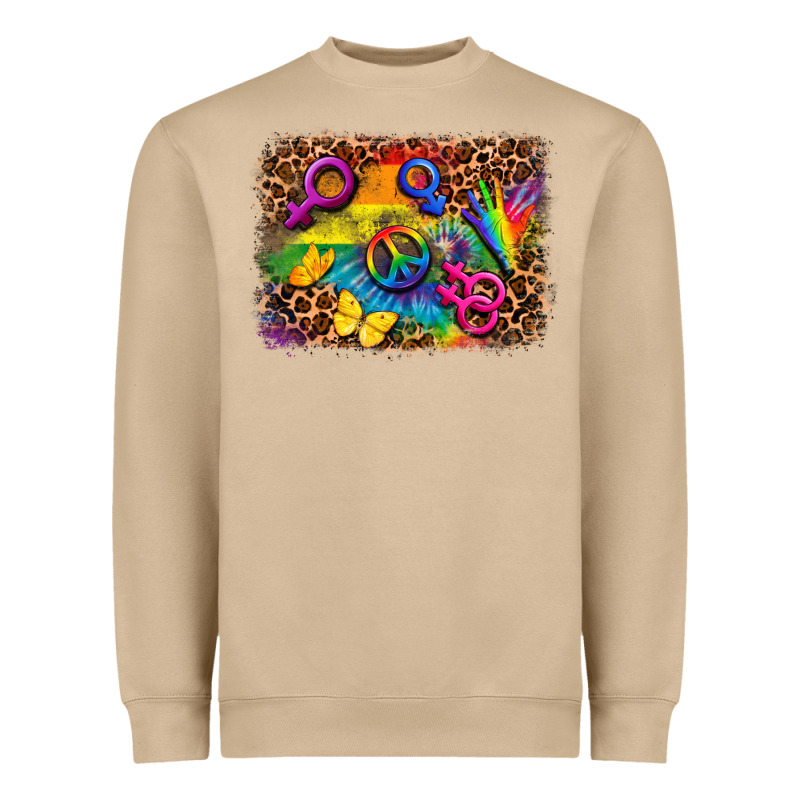 Lgbtq Background Heavyweight Sweatshirt by FaDigitalArtStudio | Teevron