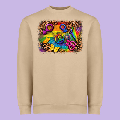 Lgbtq Background Heavyweight Sweatshirt Designed By Fadigitalartstudio