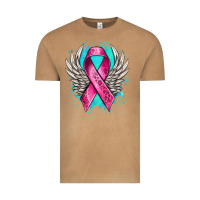 Vintage Camel cancer ribbon with angel wings Vintage Tee - NancyCooperArtShop