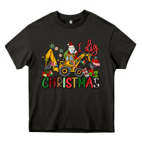 Asphalt I Dig Christmas Heavy Core Tee - MaliasSmallBusiness