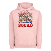 Pigment Salmon fireworks squad Urban Hoodie - BarkalooDesign