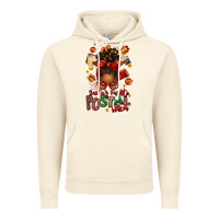Vintage Artic santas favorite postal worker afro messy bun Vintage Hoodie - texasbilliewilder