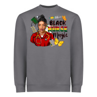 Storm Juneteenth black Nurse magic Heavyweight Sweatshirt - FaDigitalArtStudio