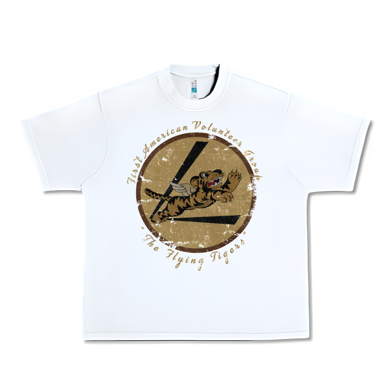 Flying Tigers Squadron Wwii Leather Patch Design Urban Heavy Tee by tuanDangUi | Teevron