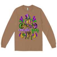 Toasted Coconut mardi gras fleur de lis Long Sleeve Tee - CowGirlArtShop