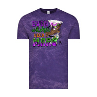 Cloud Purple Even Witches Need a Marg Vintage Tee - texasbilliewilder