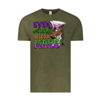 Vintage Olive Even Witches Need a Marg Vintage Tee - texasbilliewilder
