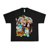 Black Happy Easter Day Rodeo Urban Heavy Tee - NancyCooperArtShop