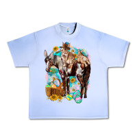 Grape Ice Happy Easter Day Rodeo Urban Heavy Tee - NancyCooperArtShop