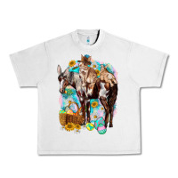 Lunar Rock Happy Easter Day Rodeo Urban Heavy Tee - NancyCooperArtShop