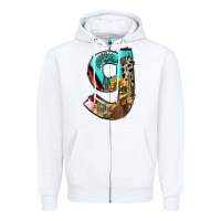 White farm life alphabet lowercase letters g Zipper Hoodie - BundleAndBundleShop
