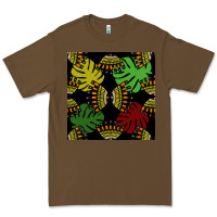 Cacao african and leaf seamless pattern Premium Tee - BundleAndBundleShop