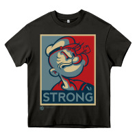 Asphalt 1 popeye strong brand a transparent Heavy Core Tee - tuanDangUi