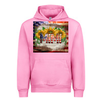 Fuchsia Pink patriotic mimi tumbler Urban Hoodie - BarkalooDesign