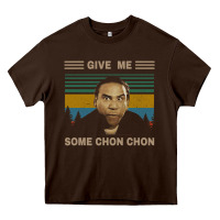 Chocolate Brown give me some chon chon funny quote vintage  popeye lovers blood in blo Heavy Core Tee - tuanDangUi