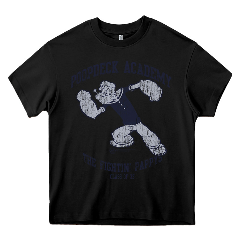 Popeye Poopdeck Academy Brand A Transparent Heavy Core Tee by tuanDangUi | Teevron