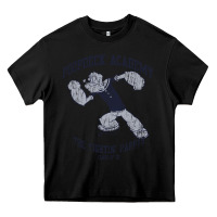 Black popeye poopdeck academy brand a transparent Heavy Core Tee - tuanDangUi