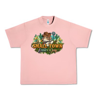Salmon Small town Easter Day Urban Heavy Tee - NancyCooperArtShop