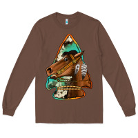 Chestnut horse arrowhead Long Sleeve Tee - Jasminsmagicworld