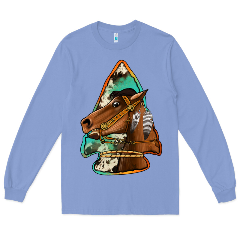 Horse Arrowhead Long Sleeve Tee by Jasminsmagicworld | Teevron
