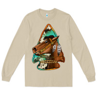 Mushroom horse arrowhead Long Sleeve Tee - Jasminsmagicworld